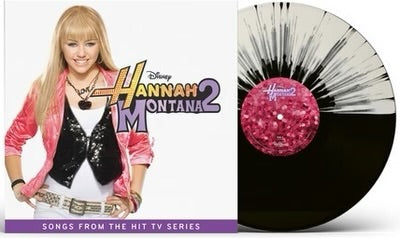 Hannah Montana 2 (Original Soundtrack) (Split Black/White Splatter Colored Vinyl)
