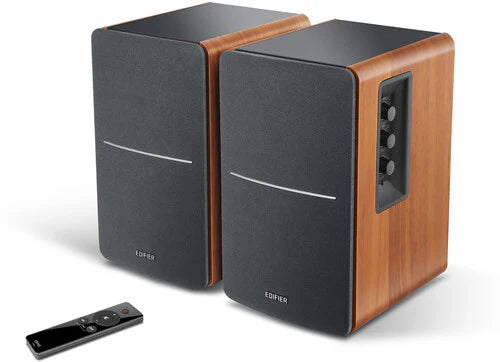 R1280Ts Powered Bookshelf Speakers - 42 Watts - With Subwoofer Output