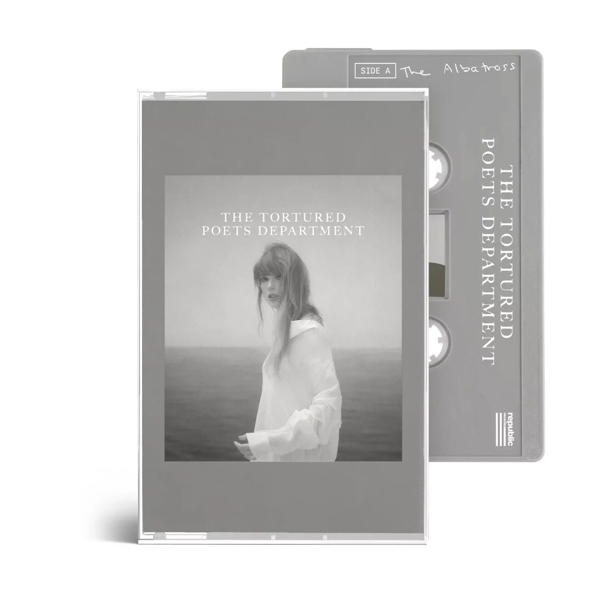 THE TORTURED POETS DEPARTMENT (THE ALBATROSS COVER) (GRAY JEWEL CASE) (CASSETTE)