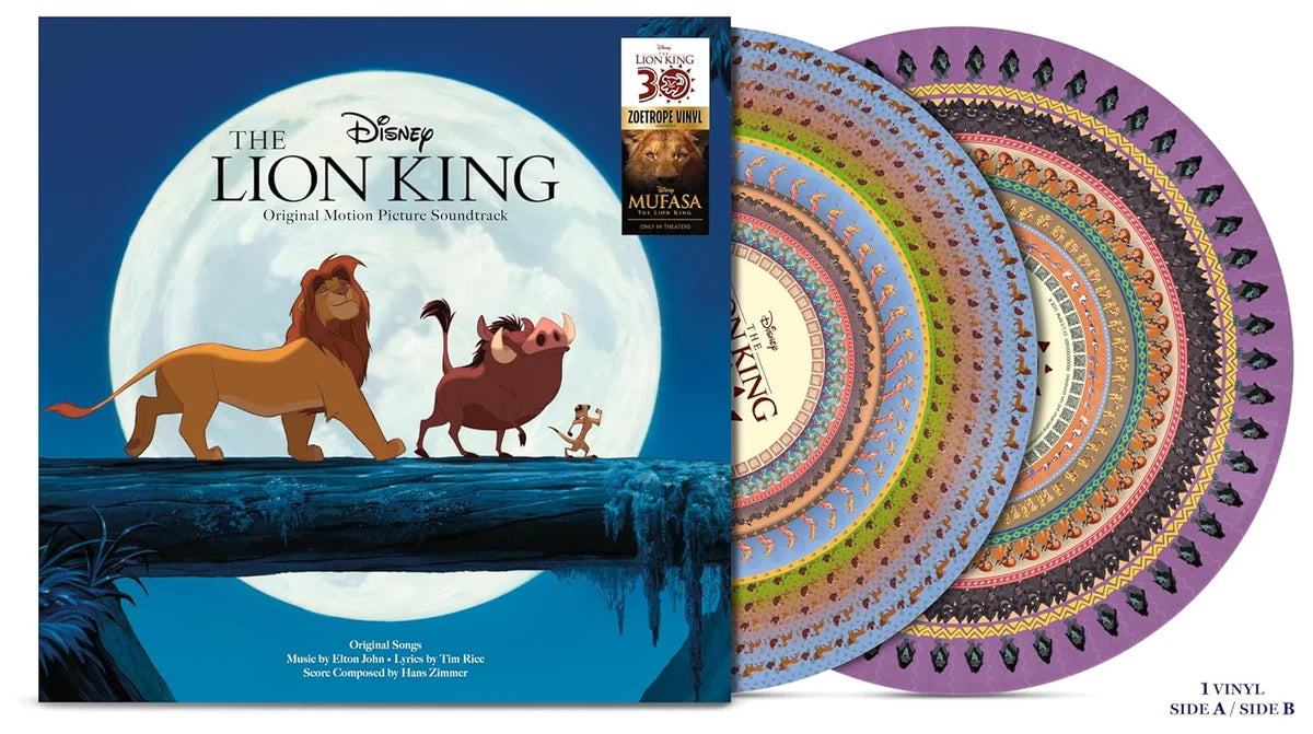 Lion King: 30th Anniversary (Original Soundtrack) (Limited Edition, Zoetrope Picture Disc Vinyl) [Import]