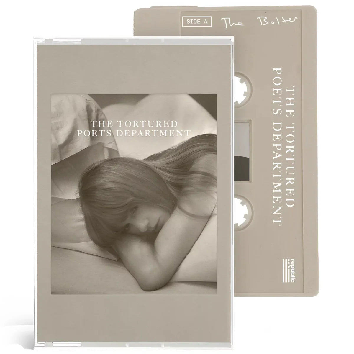 THE TORTURED POETS DEPARTMENT (THE BOLTER COVER) (BEIGE NATURAL, JEWEL CASE) (CASSETTE)
