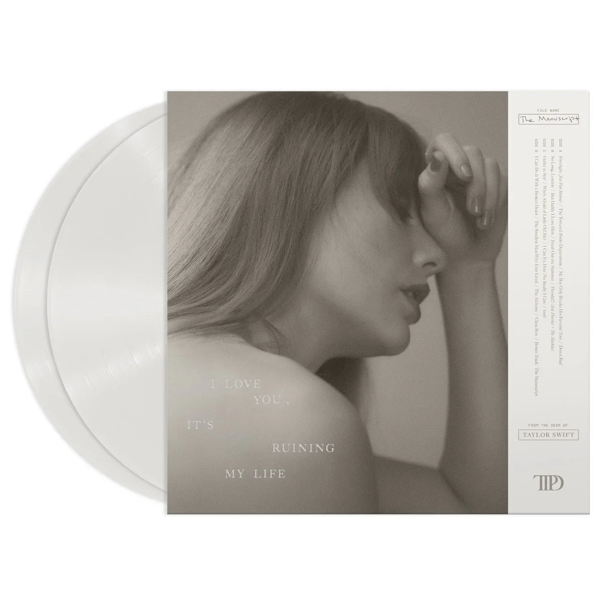 The Tortured Poets Department [Explicit Content] (Ghosted White Colored Vinyl, Bonus Track) (2 Lp's)