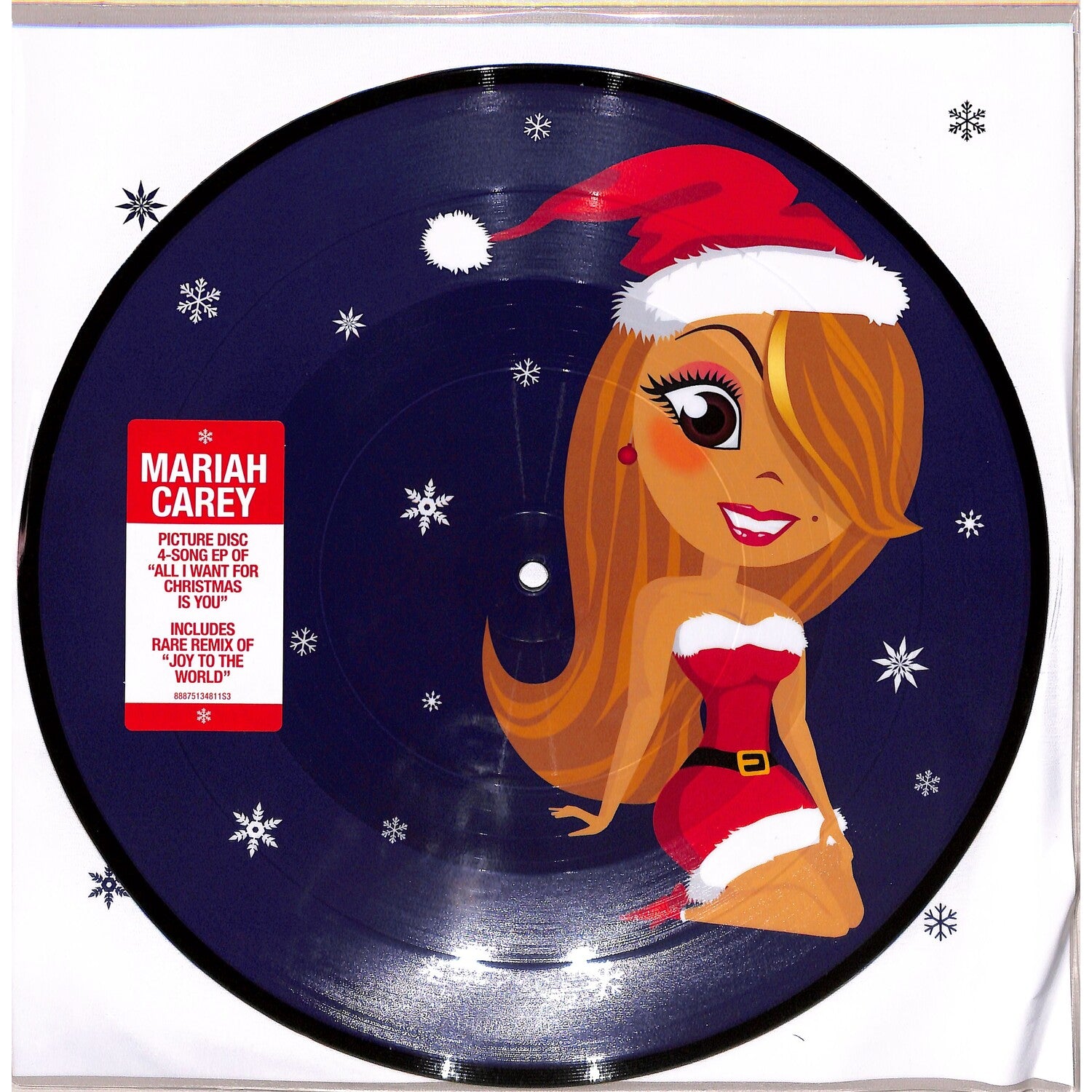All I Want for Christmas Is You / Joy to the World (10" Picture Disc Vinyl LP)